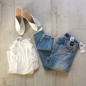 Light stretch denim jeans